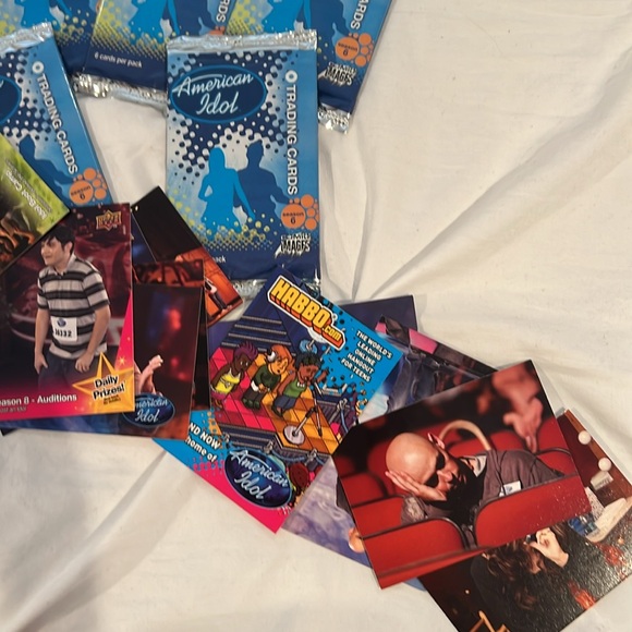 Lot of American Idol Trading Cards Collection